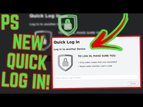 SECURITY* New Quick Log In Update On Roblox! More Hacking? 